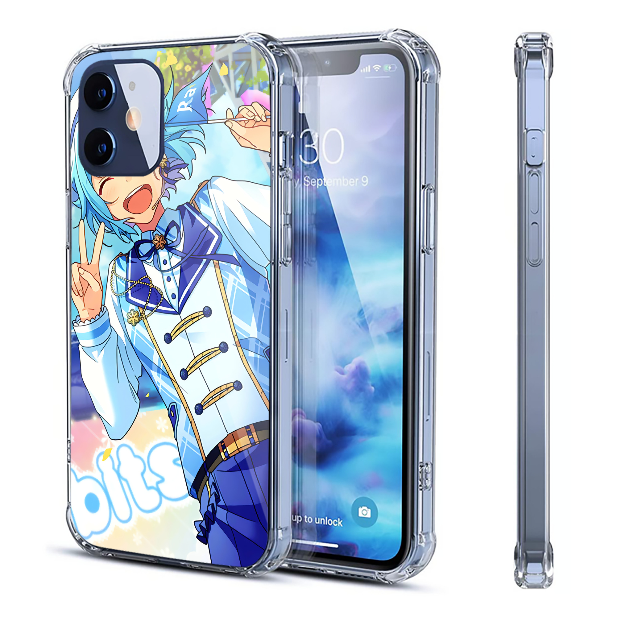 （画像用） あんさんぶるスターズ! Ensemble Stars 【iPhone 12シリーズ対応】透明スマホケース（クリアソフトケース）